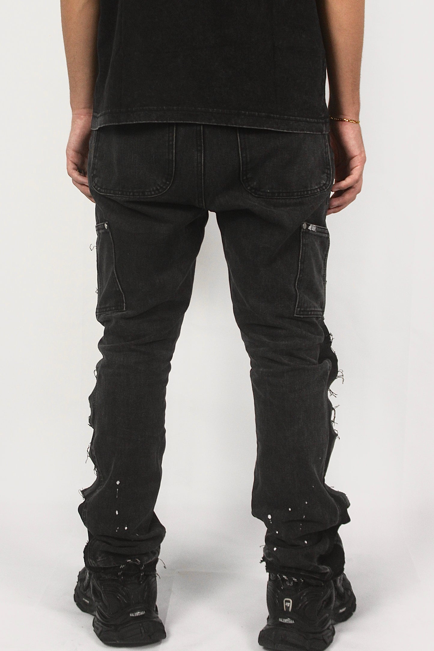 Black Flared Jeans