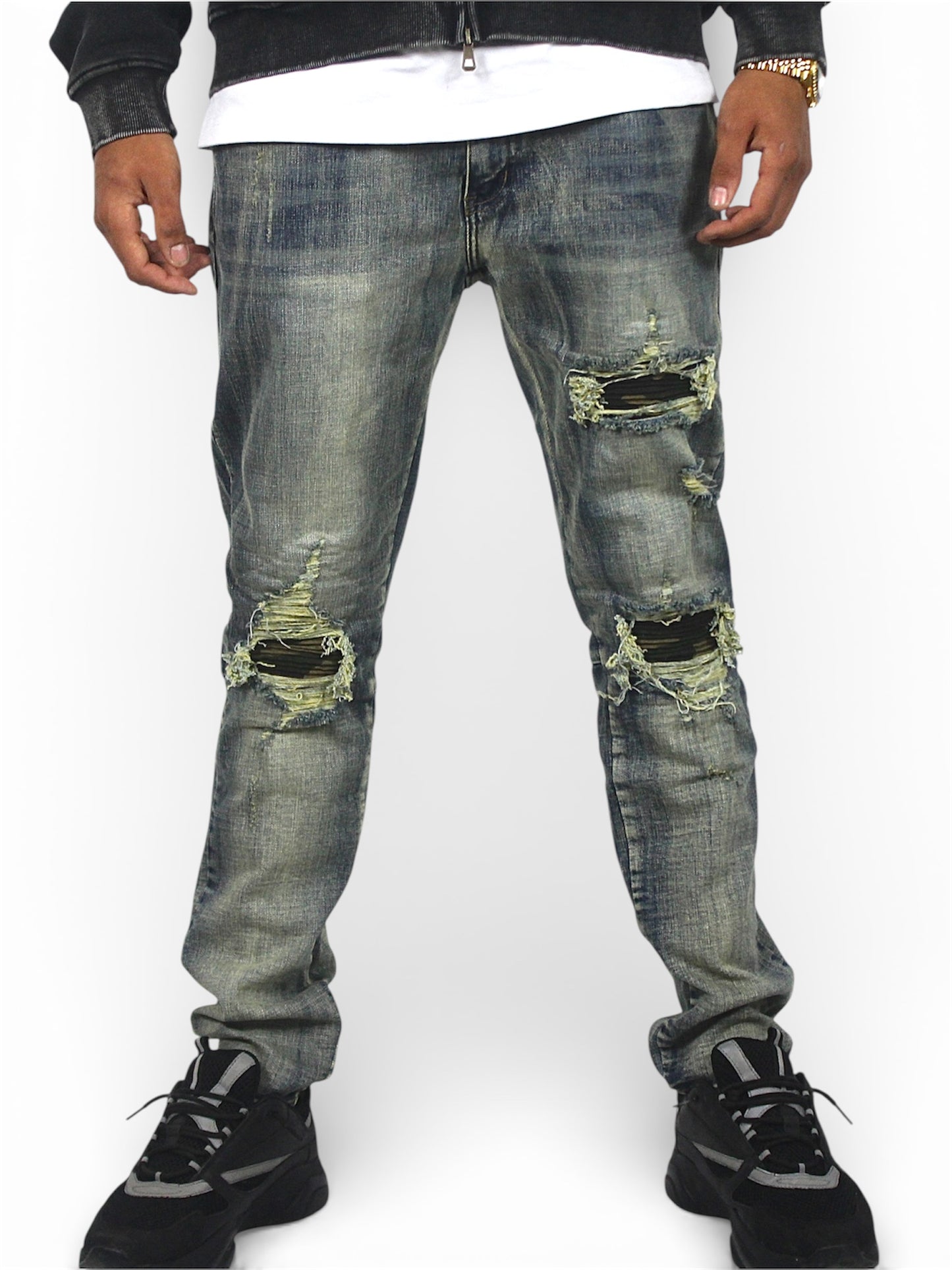 Camo Patch Jeans
